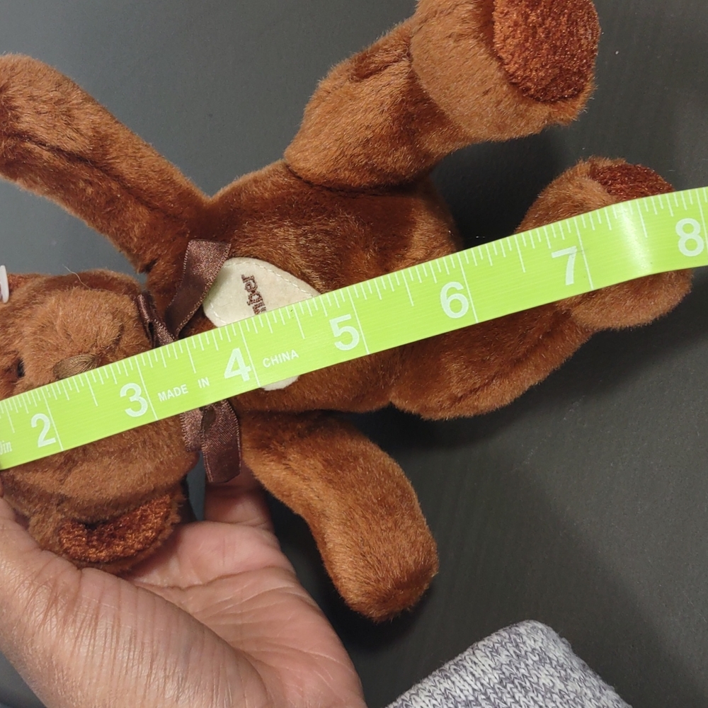•Collections For Target RB Russ Berrie November heart Brown Teddy Bear 🧸 7.5 in - Picture 9 of 11